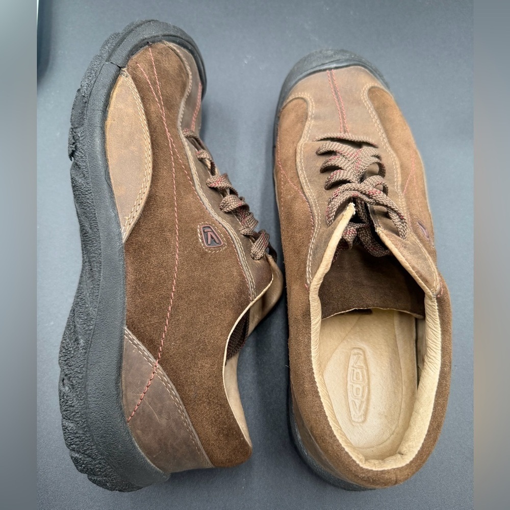 Keen Presidio Brown Suede Leather Sneakers with Durable Sole, Sz 10 - Picture 13 of 13